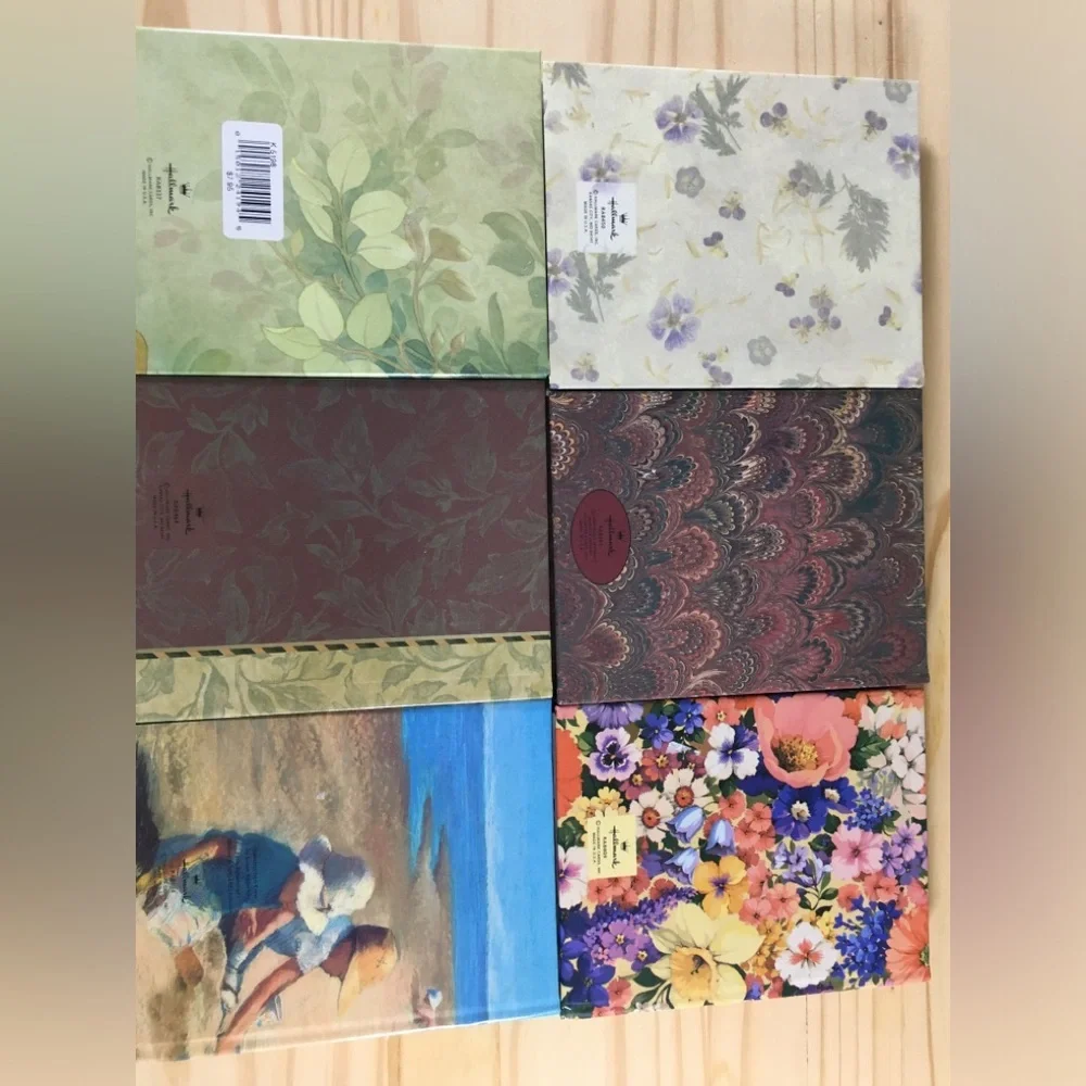 Set of 6 Assorted Hallmark Notebook Diaries Agendas  Planner Weekly Hardcover